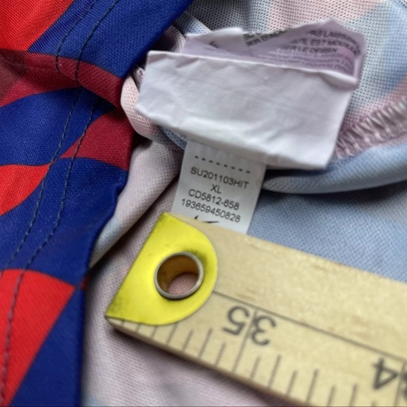 Nike Rakuten Barcelona Soccer Jersey Mens XL Football Club Dri Fit Short Sleeve - Picture 5 of 12